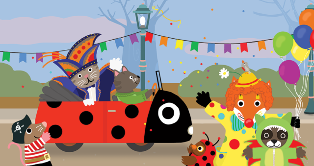 Picture Book Carnival Fun / Prentenboek Carnavalspret | Clavis Publishing